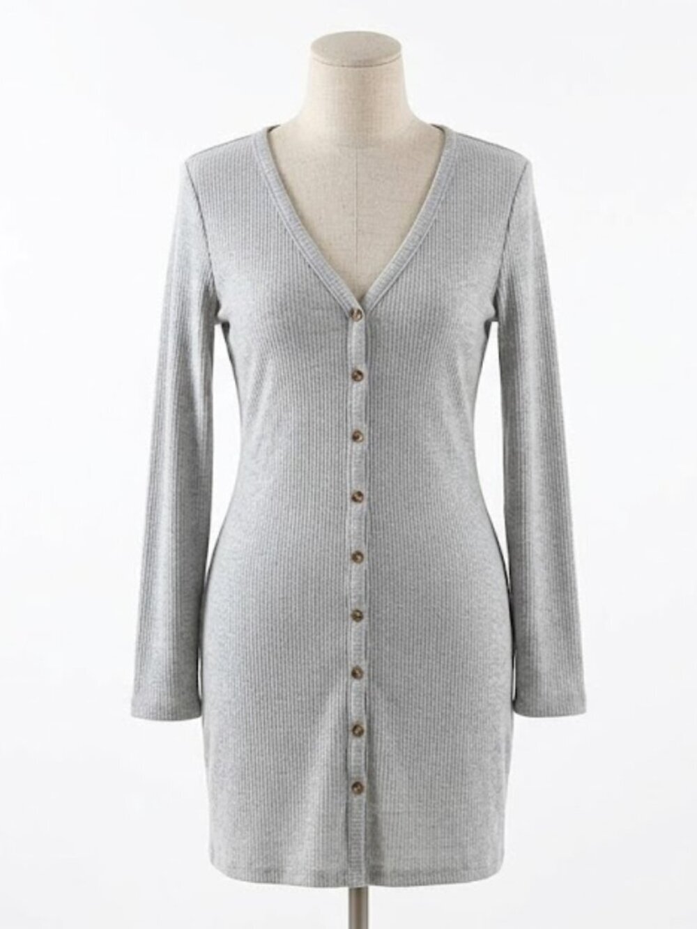 NWT Fall In Puppy Love Mini Dress, Gray, Size 3X